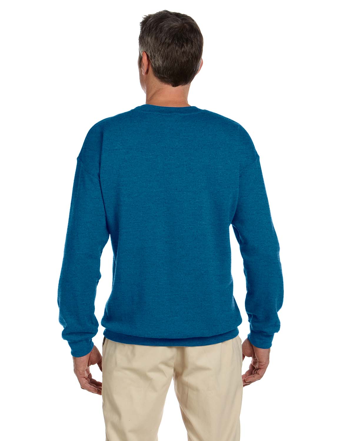 gildan mens fleece crewneck sweatshirt