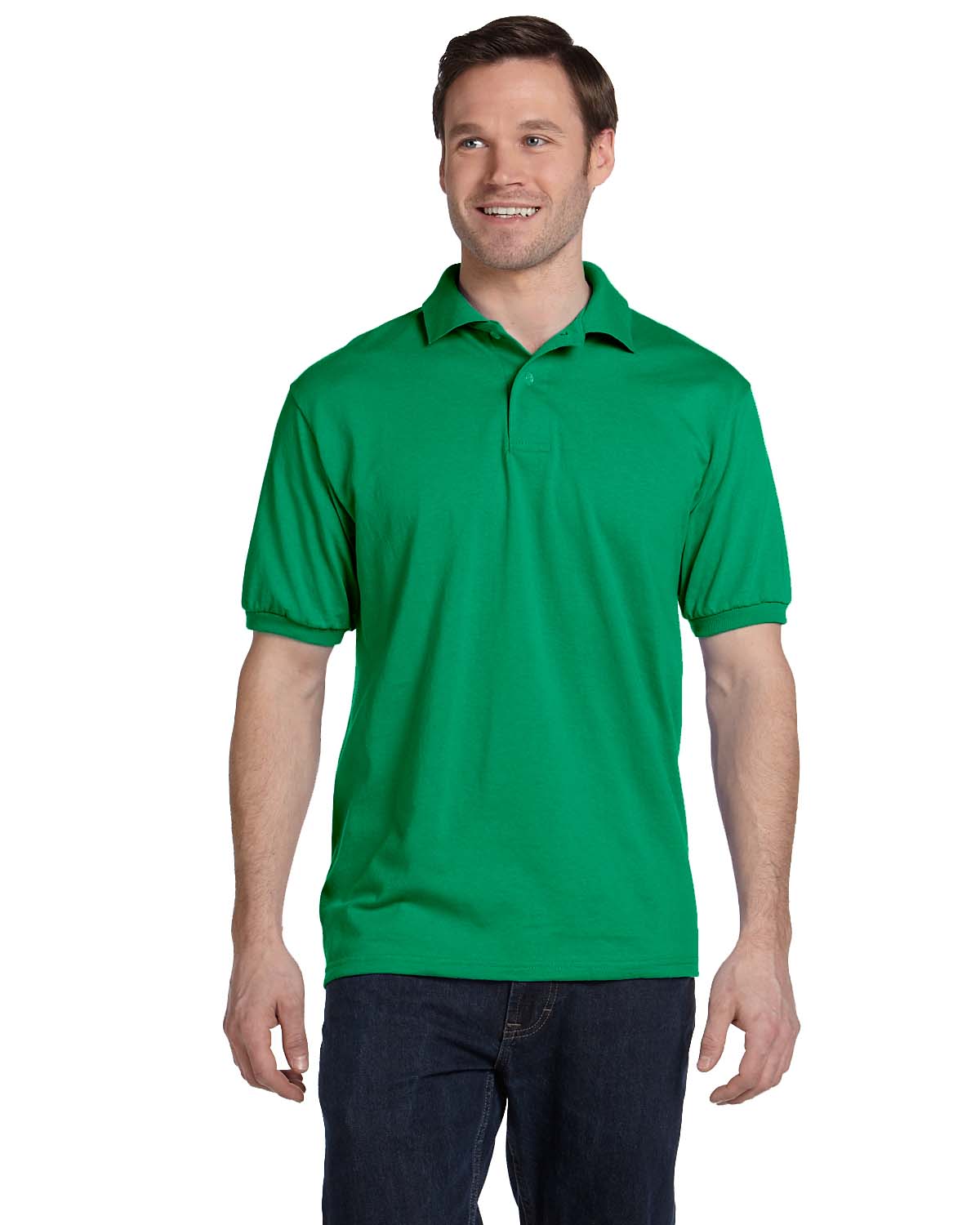 Hanes Golf Tee Blended Jersey Sport Shirt Mens Polo golf shirt from S