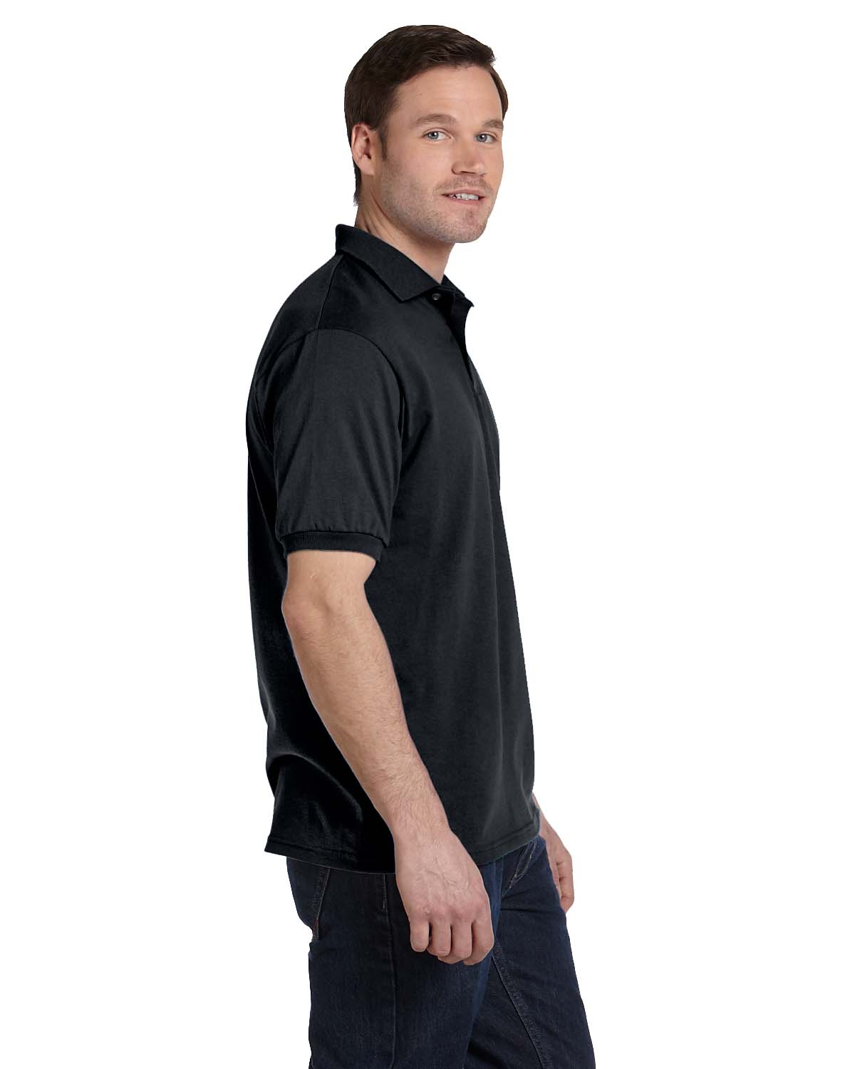 Hanes Golf Tee Blended Jersey Sport Shirt Mens Polo golf shirt from S