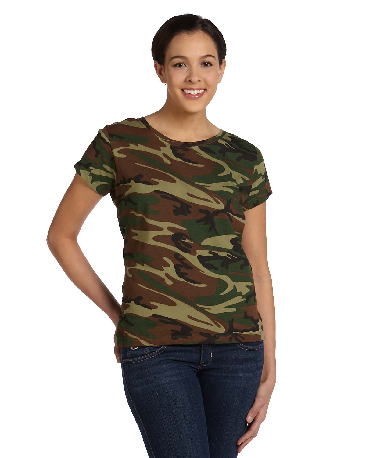 womens camo tshirt