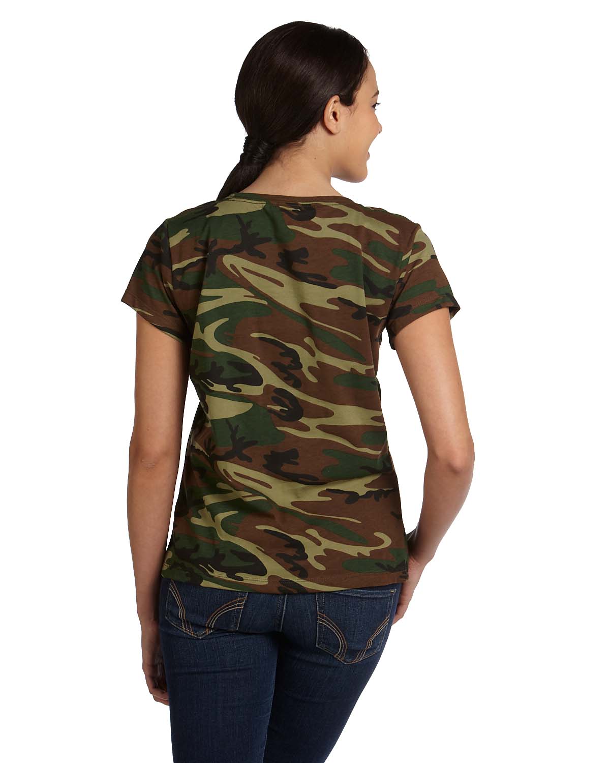 Code Five Womens Ladies 100 Cotton Camouflage T Shirt M 3665 6914