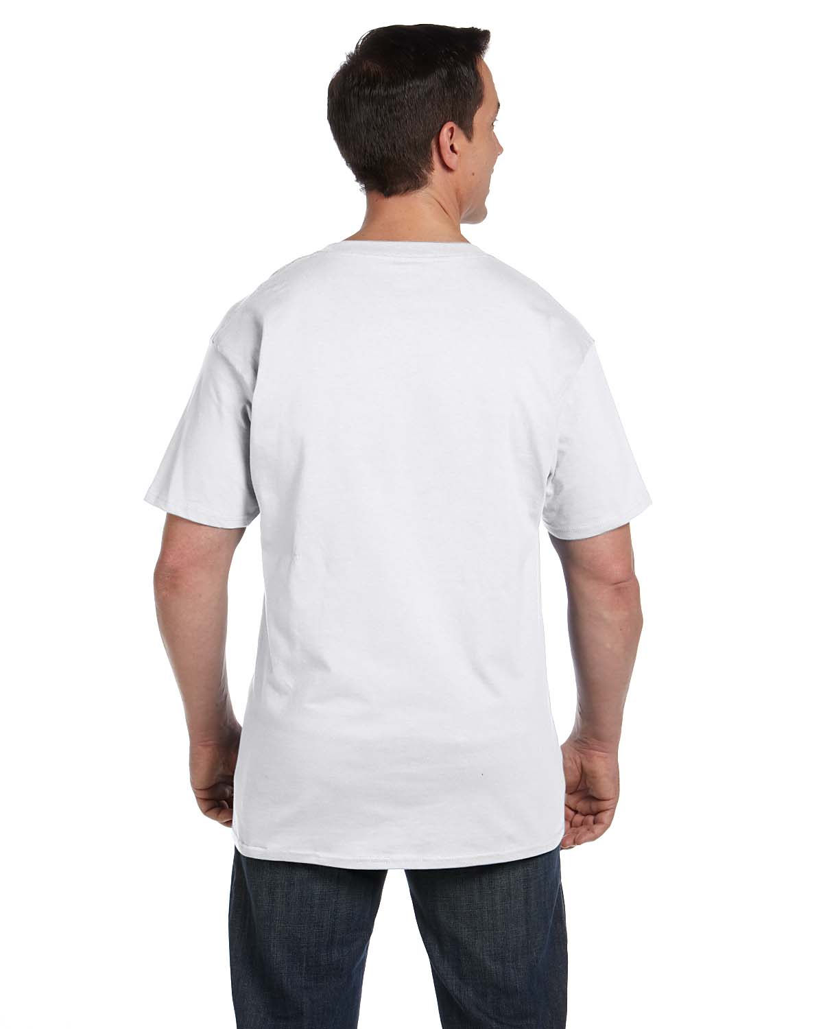 Hanes Mens Pocket T Shirt 100 Heavy Cotton 61 Oz Beefy Tee S Xl 5190p 4959