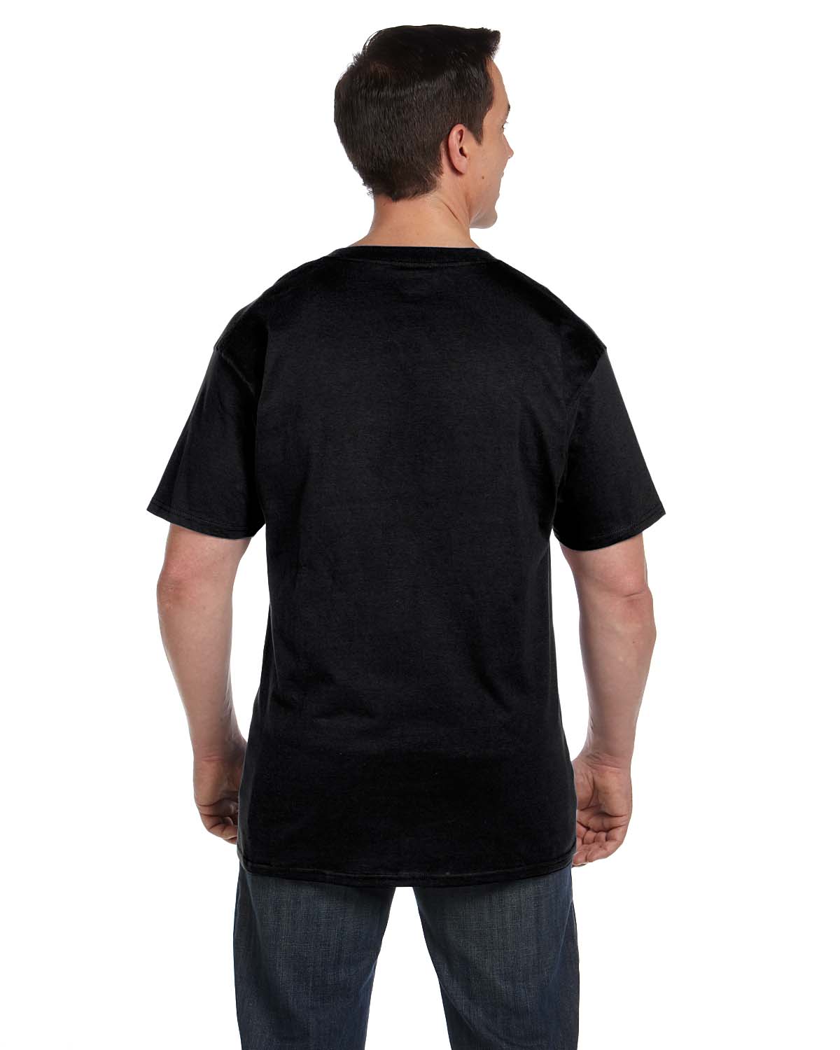 Hanes Mens Pocket TShirt 100 Heavy Cotton 6.1 oz Beefy Tee SXL 5190P