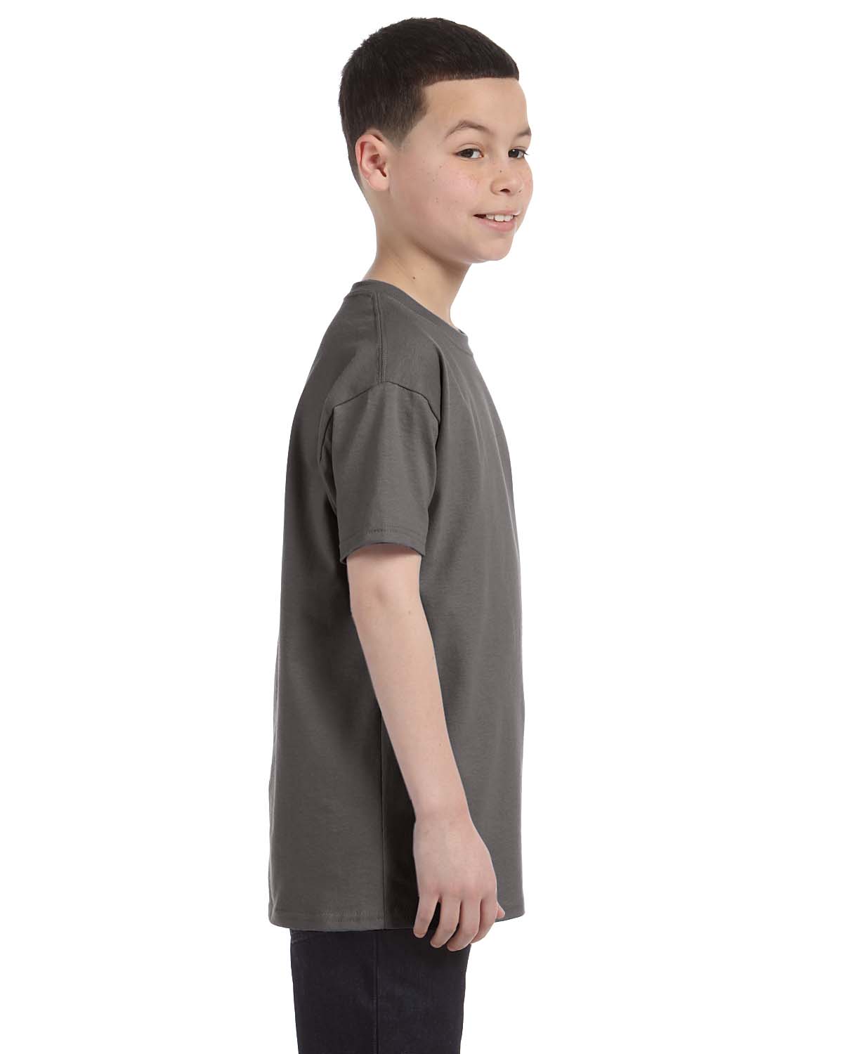 NEW Hanes Youth 100/% Cotton Heavy Tagless T-Shirt M-54500