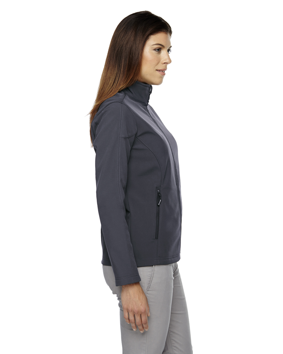 Core 365 Womens Cruise 2 Layer Fleece Bonded Soft Shell Pocket Jacket