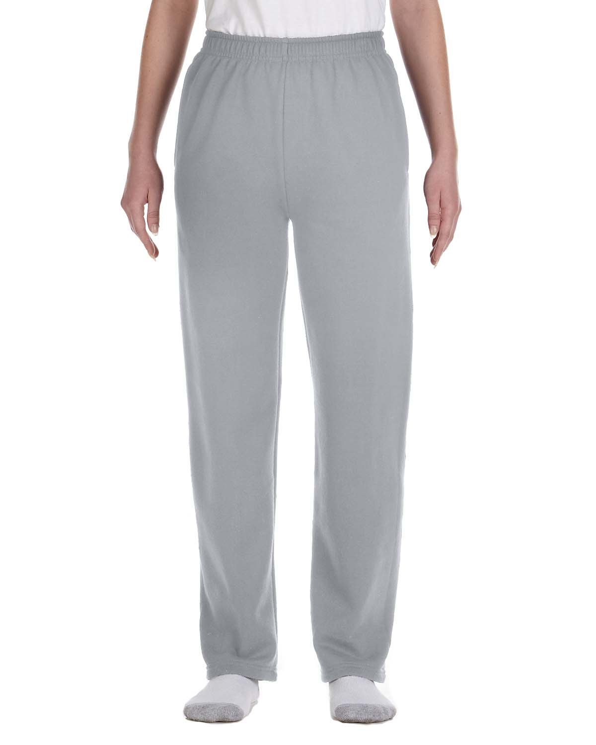 jerzees open bottom sweatpants