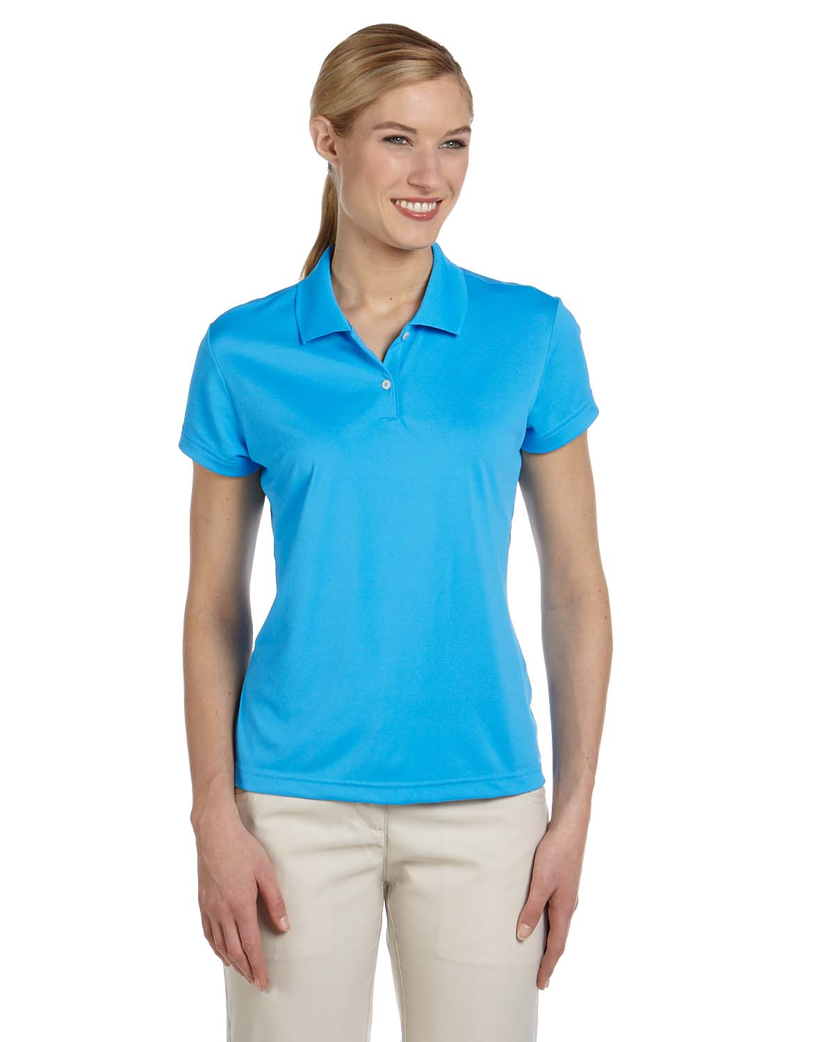 Adidas Golf Womens ClimaLite Basic Short Sleeve Pique Polo SXL A122 eBay