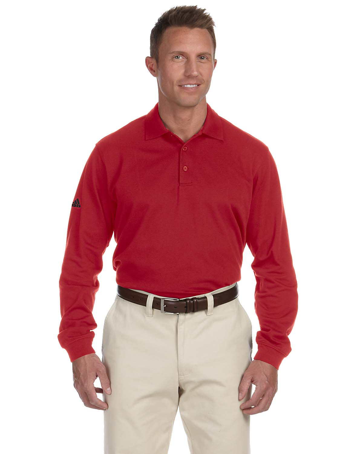 adidas long sleeve golf polo