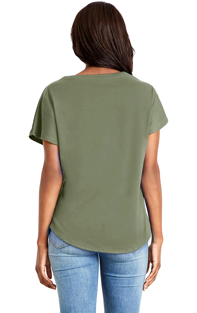 Next Level Women's Relaxed Fit Ideal Dolman Sleeve S-XL T-Shirt R-1560 ...