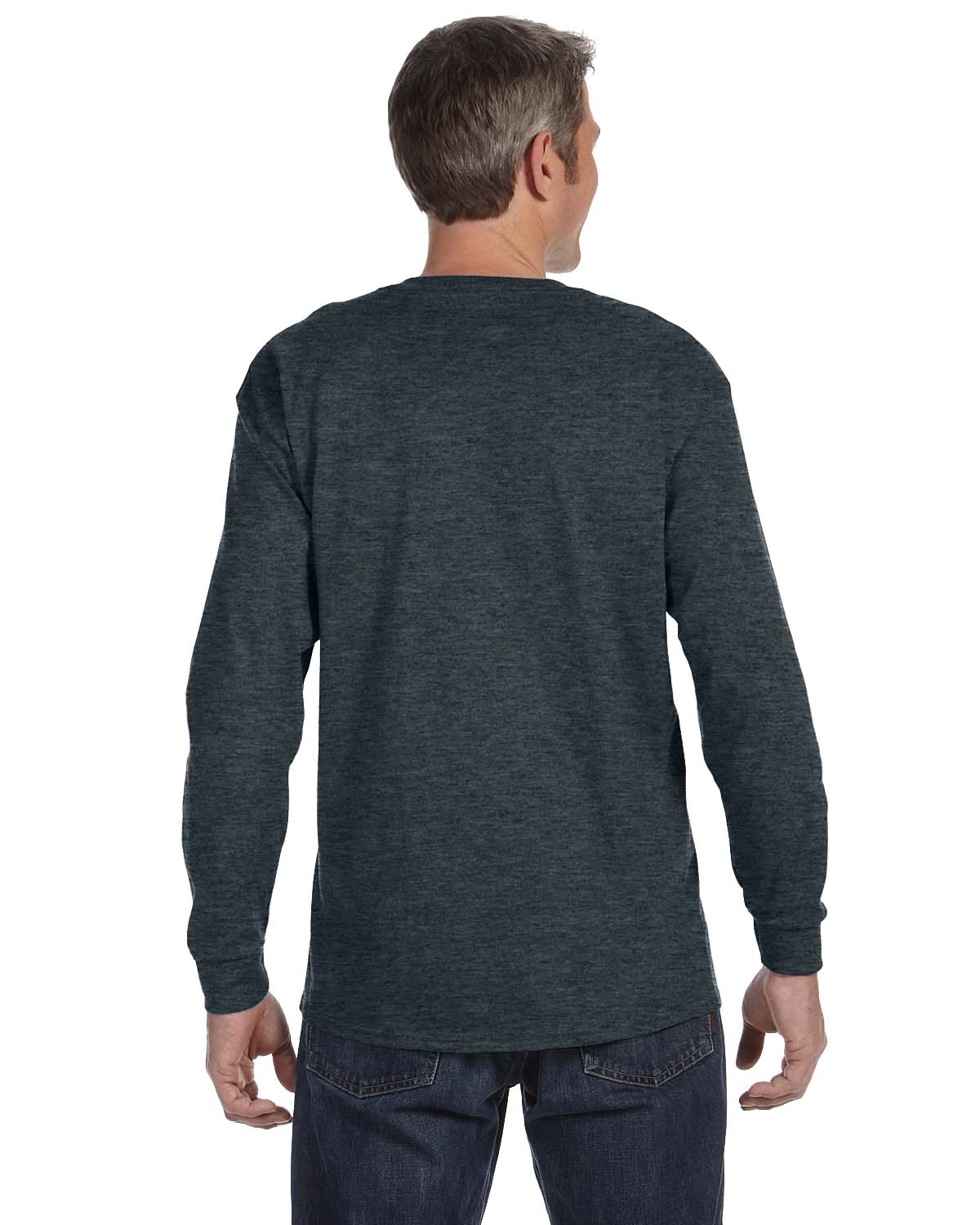 NEW Jerzees Heavy 5.6 oz Dri-Power 50/50 Mens Long Sleeve S-3XL T Shirt M-29L