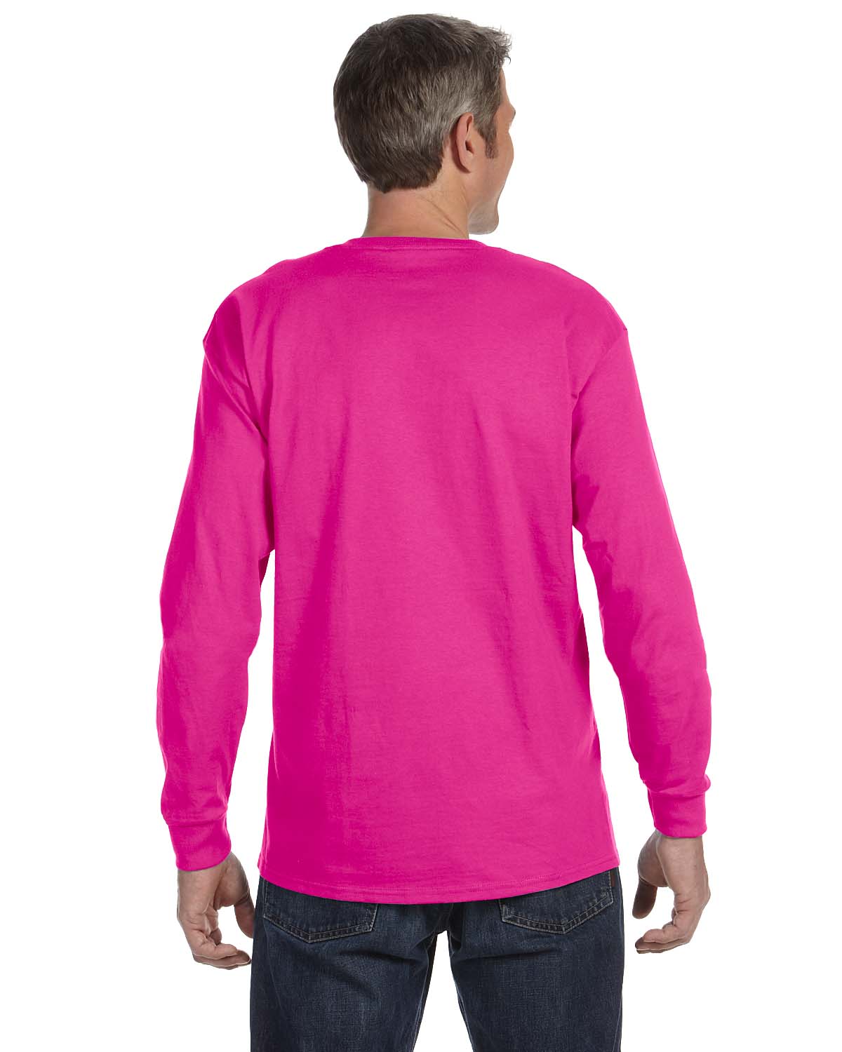 NEW Jerzees Heavy 5.6 oz Dri-Power 50/50 Mens Long Sleeve S-3XL T Shirt M-29L