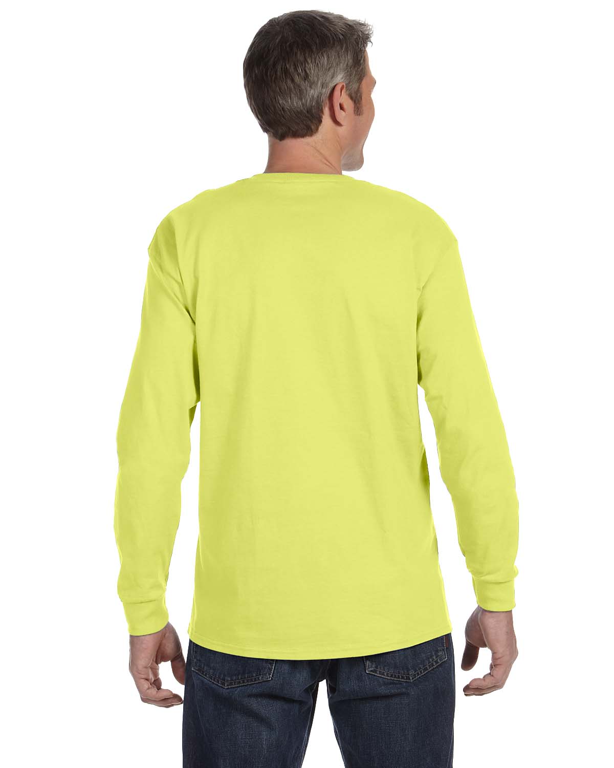 NEW Jerzees Heavy 5.6 oz Dri-Power 50/50 Mens Long Sleeve S-3XL T Shirt M-29L