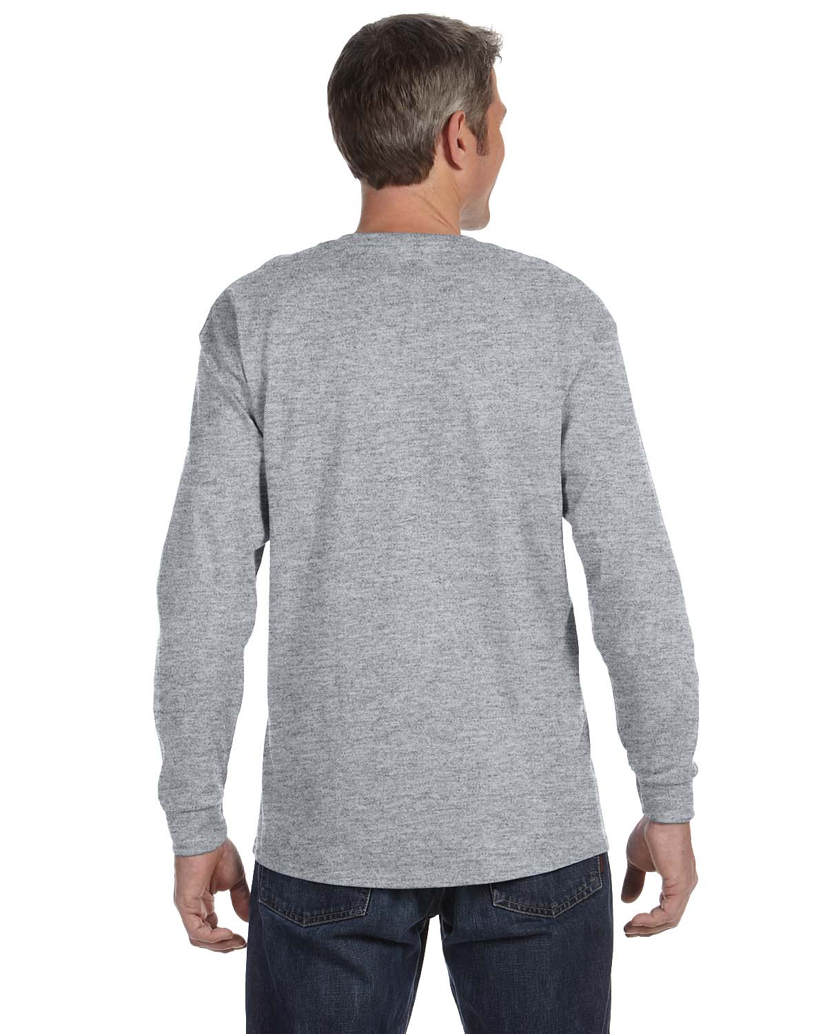 NEW Jerzees Heavy 5.6 oz Dri-Power 50/50 Mens Long Sleeve S-3XL T Shirt M-29L