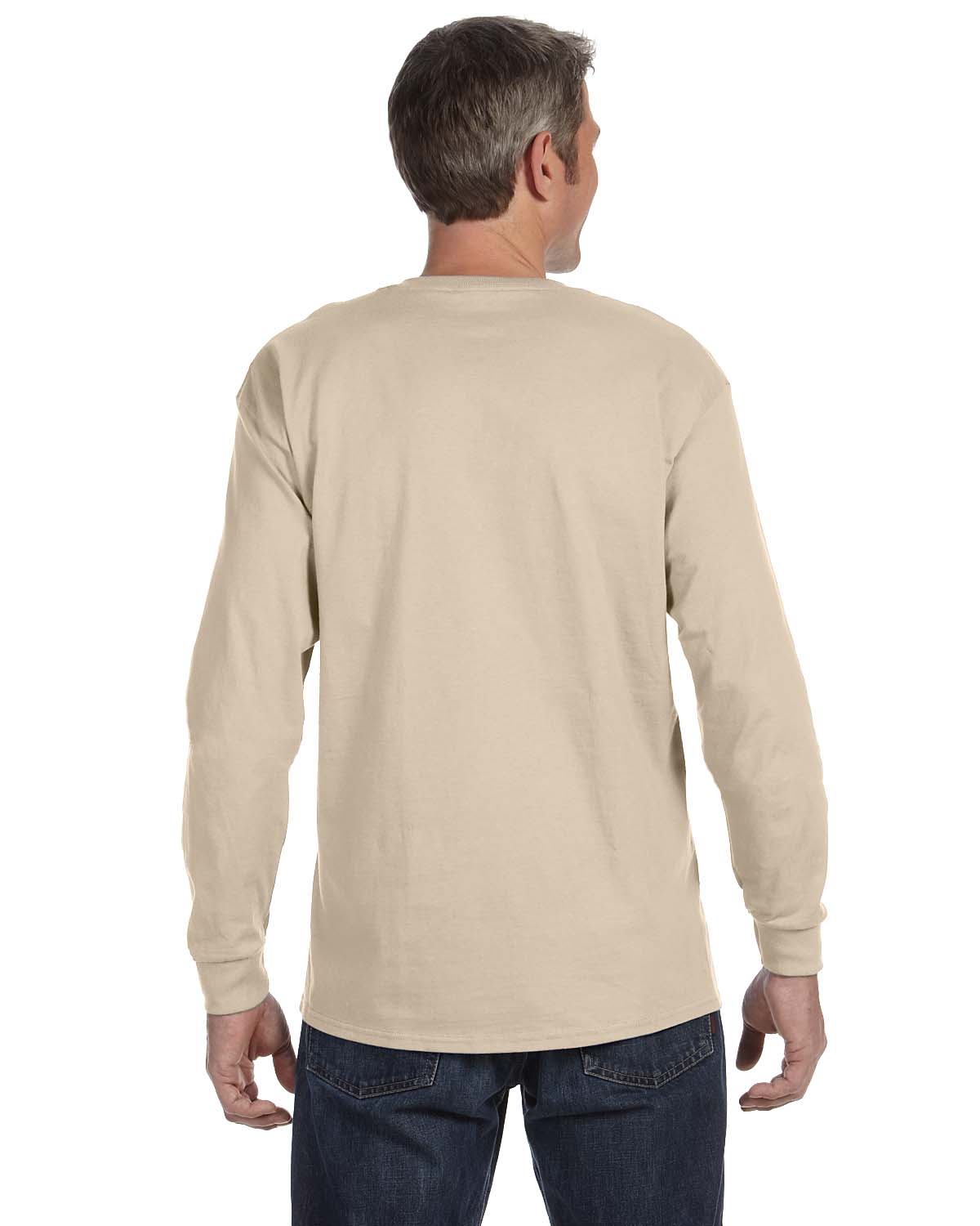 NEW Jerzees Heavy 5.6 oz Dri-Power 50/50 Mens Long Sleeve S-3XL T Shirt M-29L