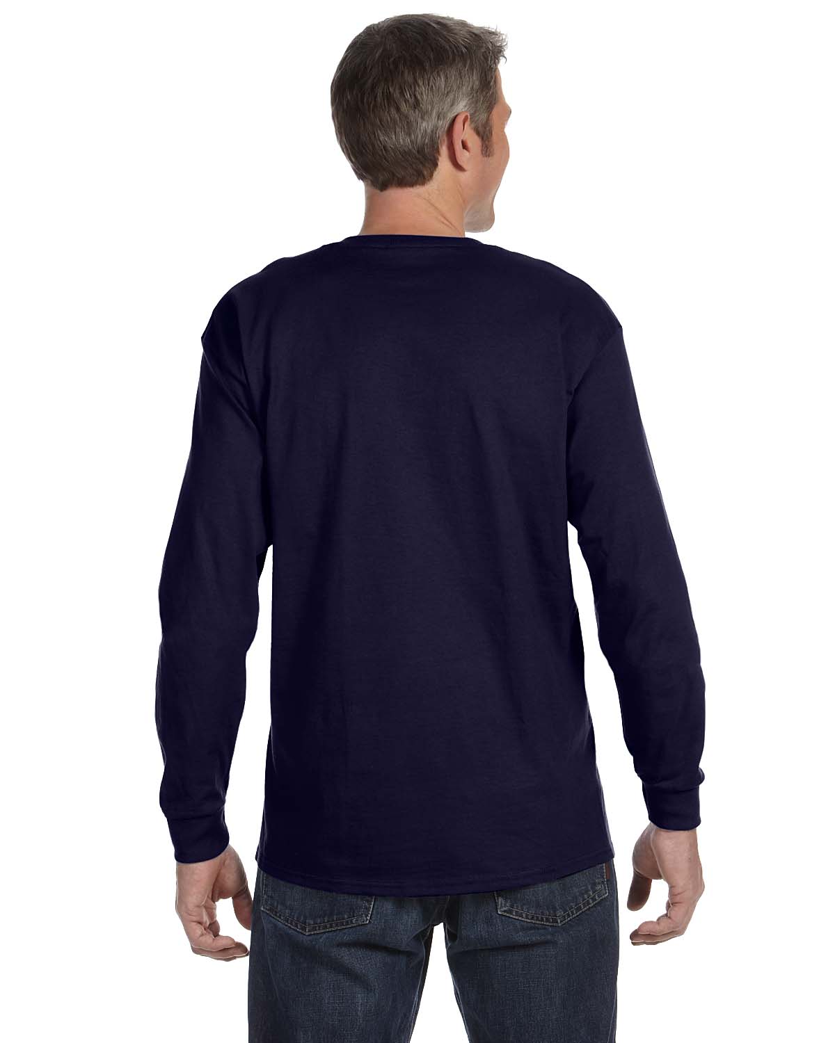 NEW Jerzees Heavy 5.6 oz Dri-Power 50/50 Mens Long Sleeve S-3XL T Shirt M-29L