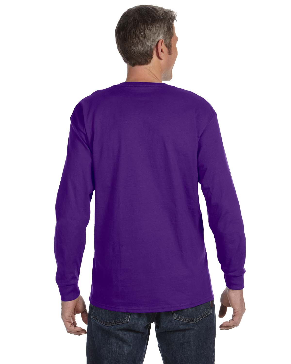 NEW Jerzees Heavy 5.6 oz Dri-Power 50/50 Mens Long Sleeve S-3XL T Shirt M-29L