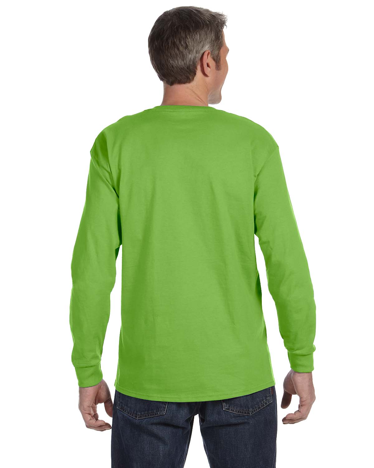 NEW Jerzees Heavy 5.6 oz Dri-Power 50/50 Mens Long Sleeve S-3XL T Shirt M-29L