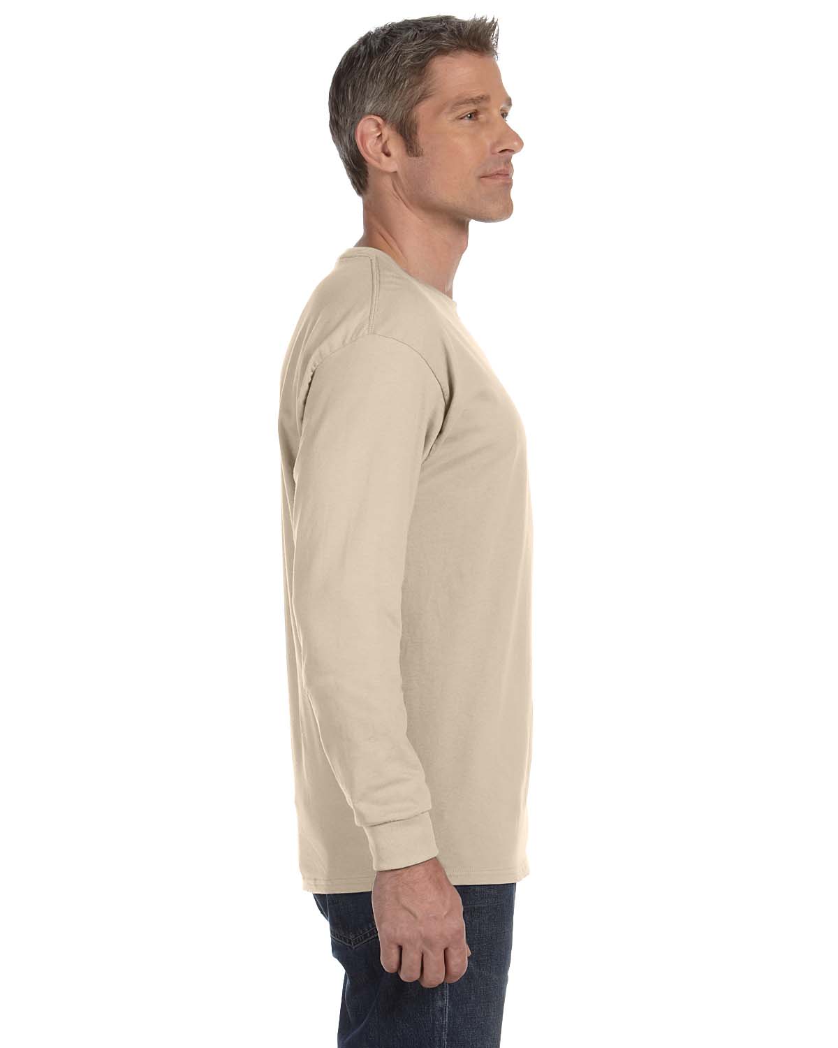 NEW Jerzees Heavy 5.6 oz Dri-Power 50/50 Mens Long Sleeve S-3XL T Shirt M-29L