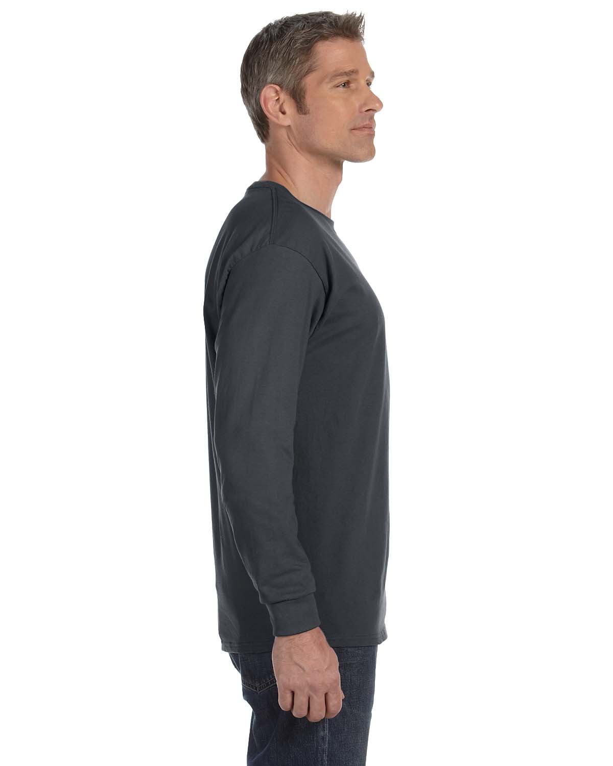 NEW Jerzees Heavy 5.6 oz Dri-Power 50/50 Mens Long Sleeve S-3XL T Shirt M-29L