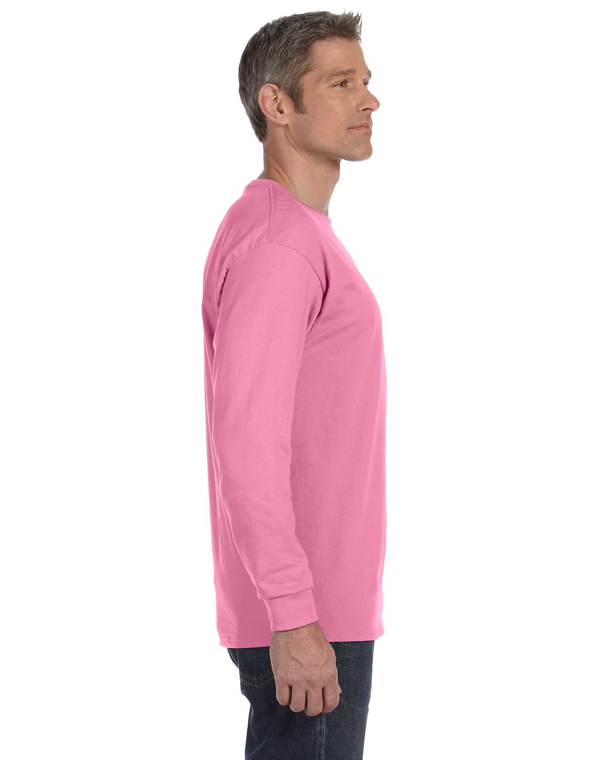 NEW Jerzees Heavy 5.6 oz Dri-Power 50/50 Mens Long Sleeve S-3XL T Shirt M-29L