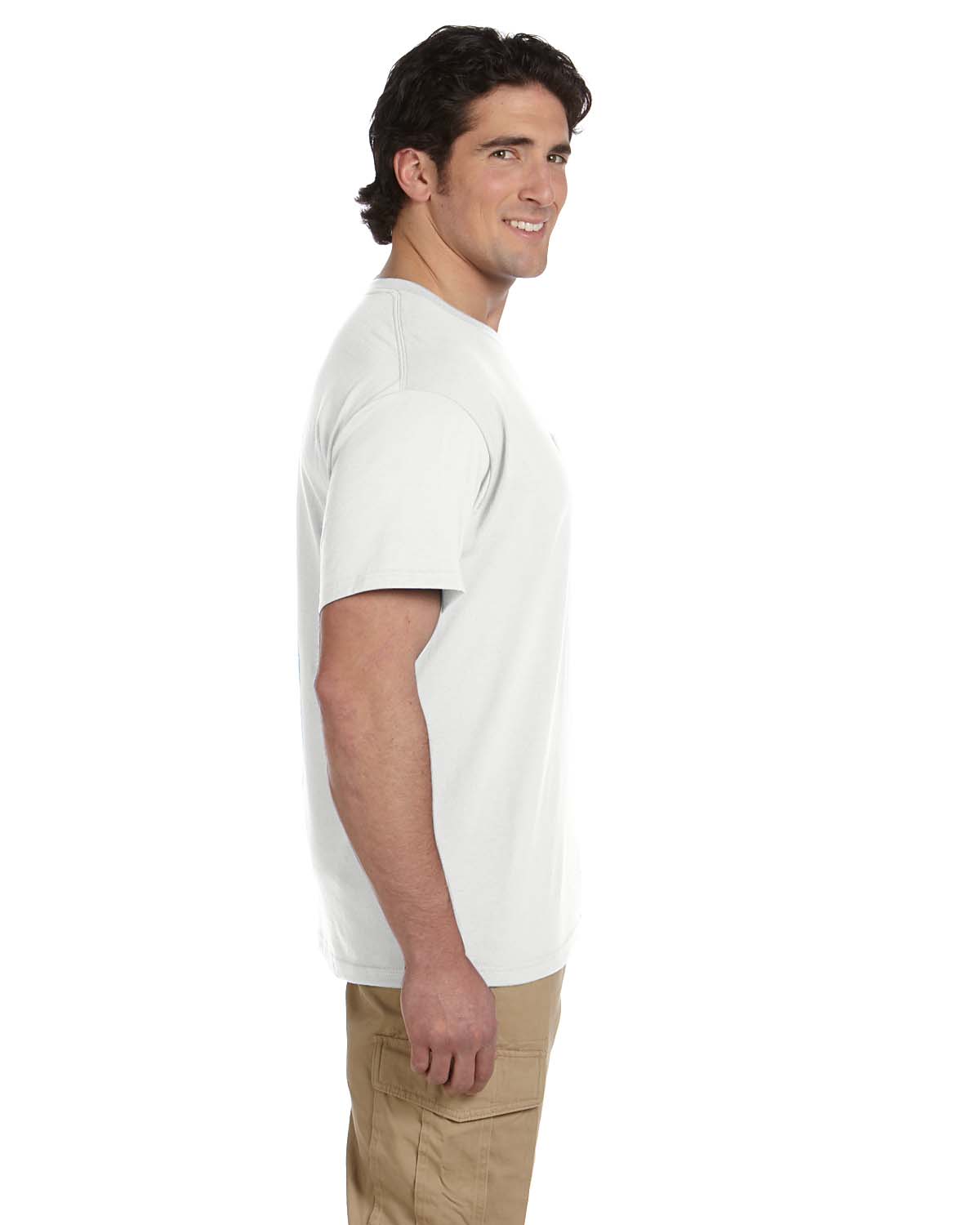 JERZEES Mens Heavyweight Blend 50/50 Dri-Power T Shirt with Pocket Tee R-29P