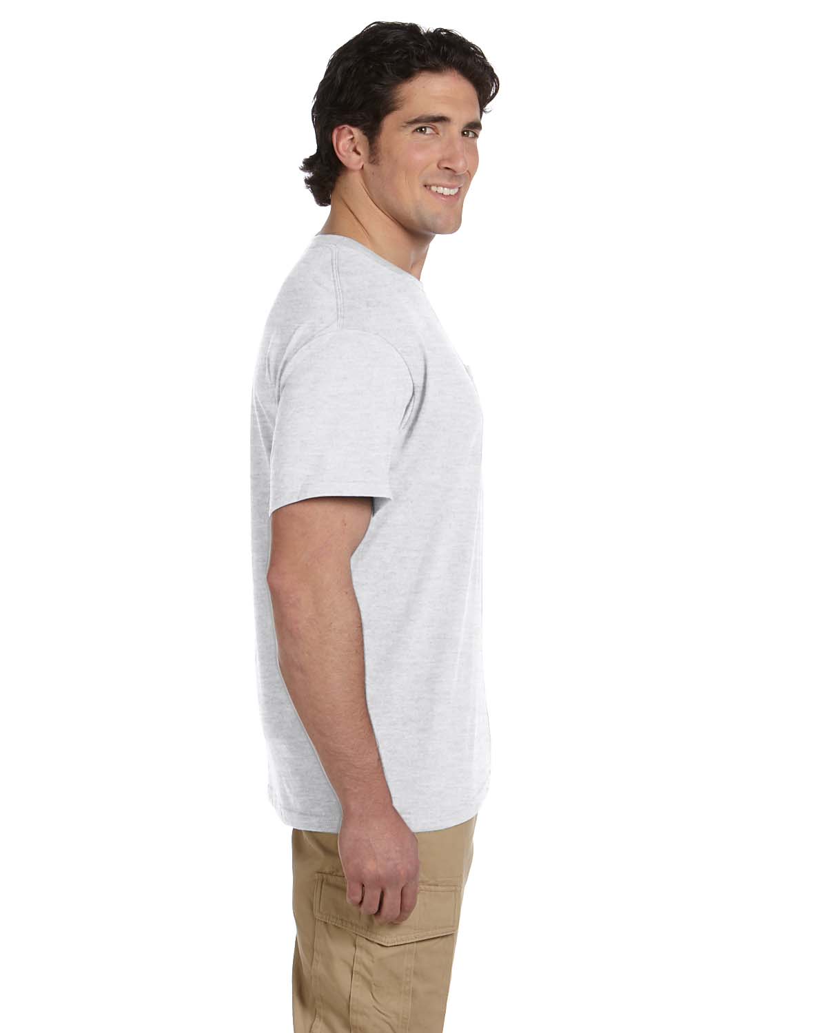 JERZEES Mens Heavyweight Blend 50/50 Dri-Power T Shirt with Pocket Tee R-29P