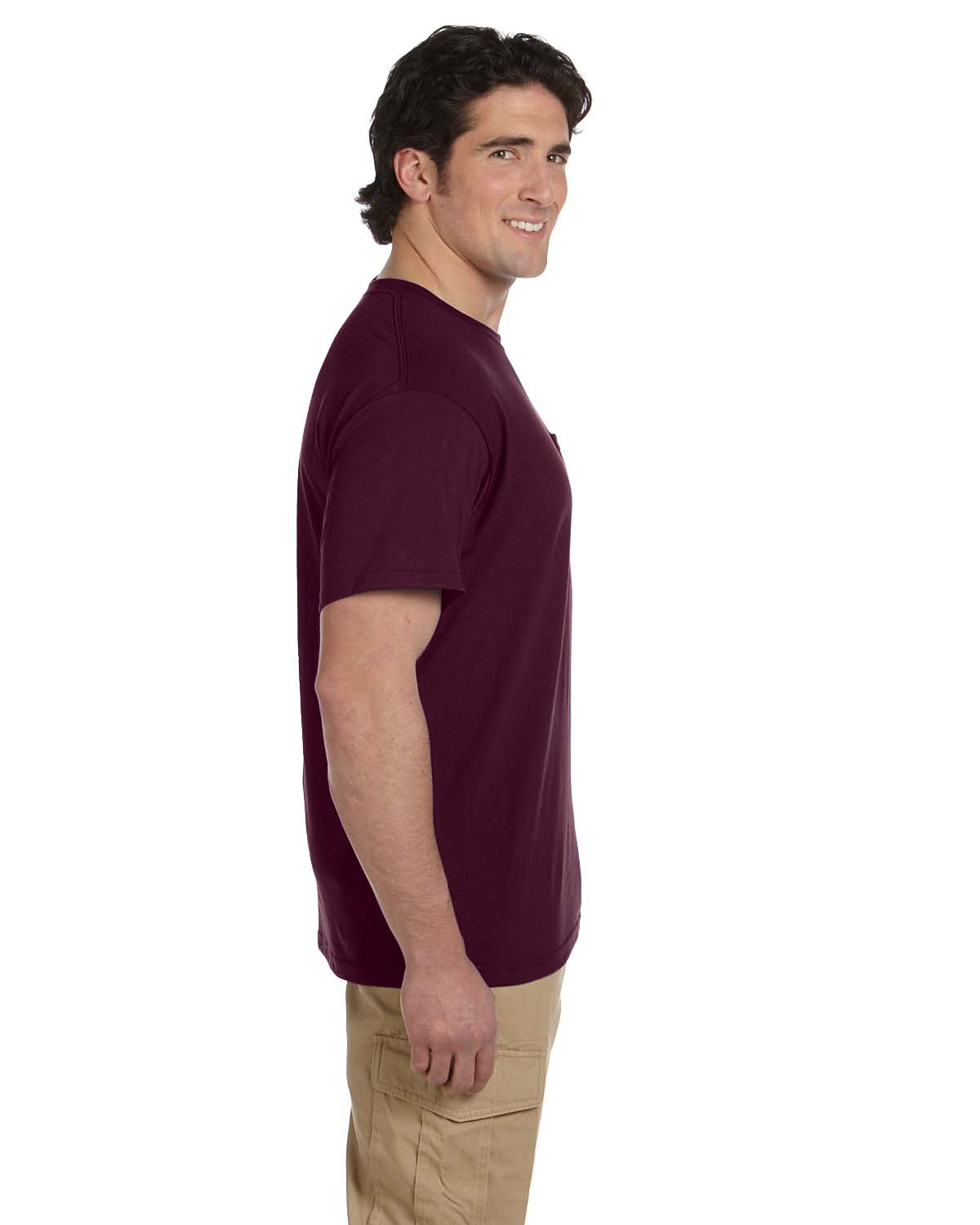 JERZEES Mens Heavyweight Blend 50/50 Dri-Power T Shirt with Pocket Tee R-29P