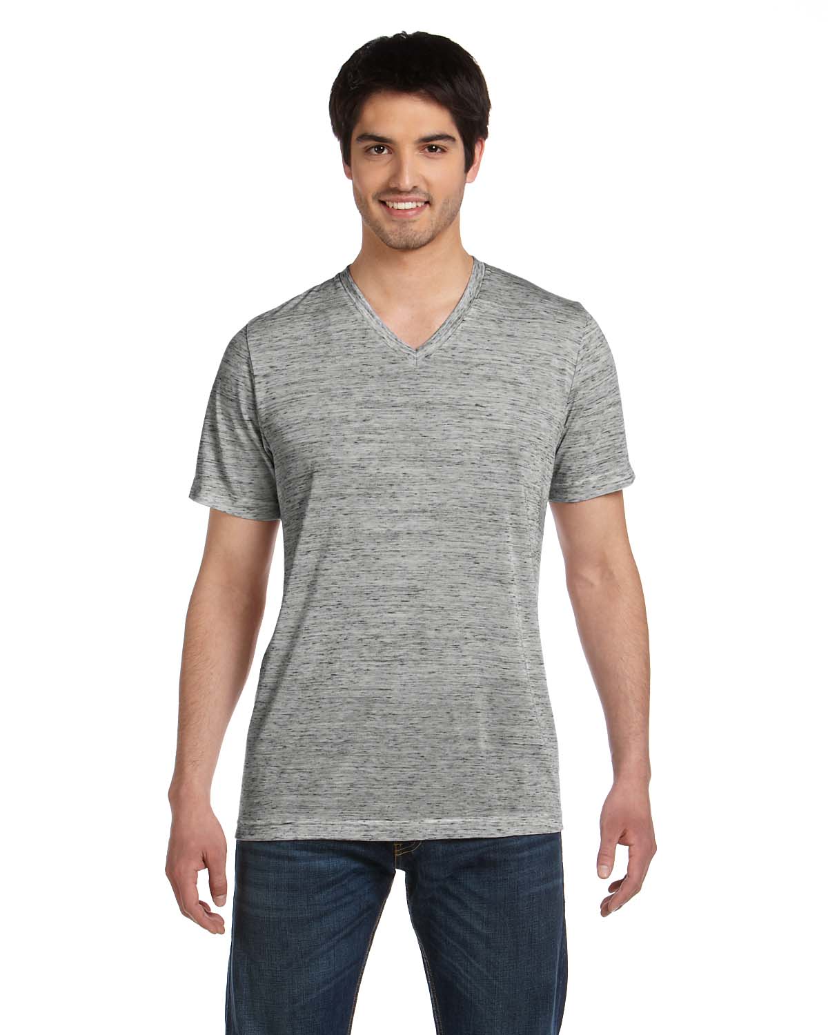 Bella + Canvas Short Sleeve Unisex V-Neck Jersey XS-XL T-Shirt R-3005 ...