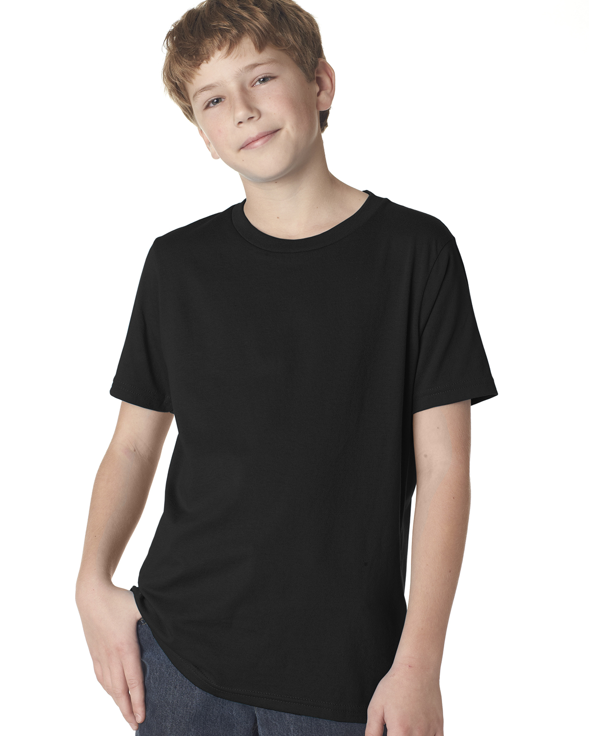NEW Next Level Boy's Youth 100% Cotton Crew Neck T-Shirt M-3310 - Picture 2 of 43