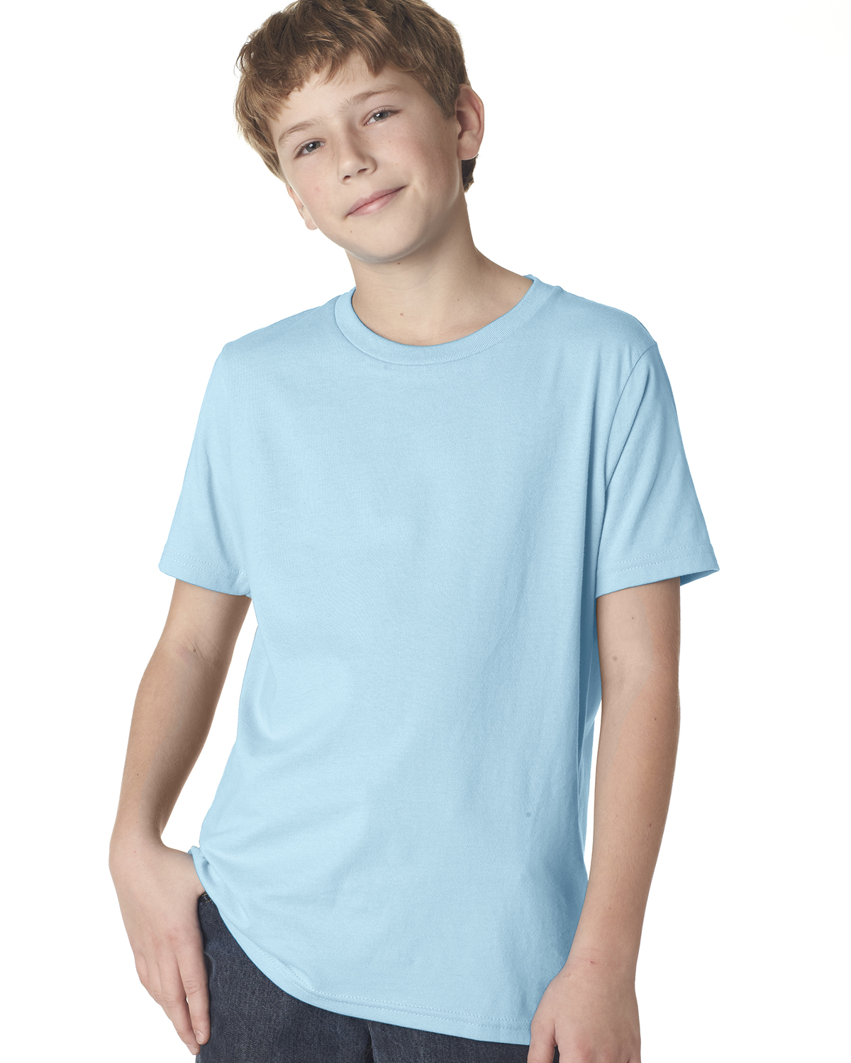NEW Next Level Boy's Youth 100% Cotton Crew Neck T-Shirt M-3310 - Picture 17 of 43