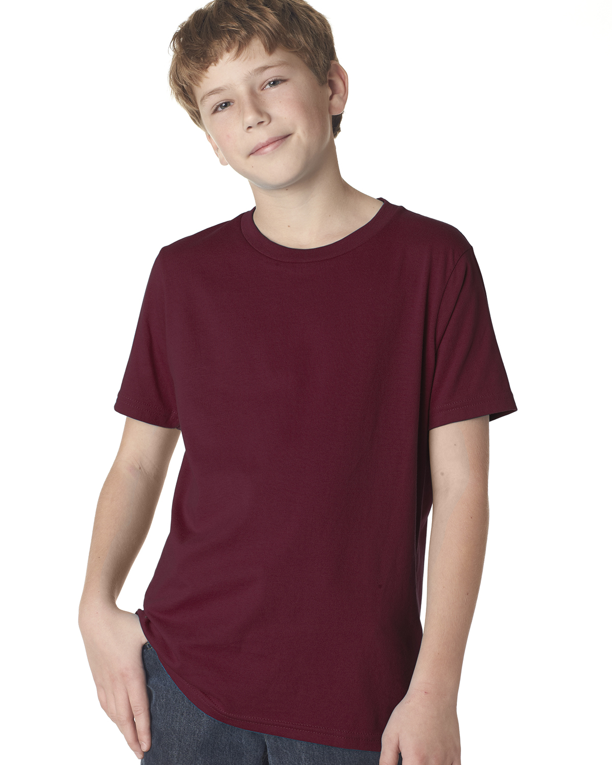 NEW Next Level Boy's Youth 100% Cotton Crew Neck T-Shirt M-3310 - Picture 23 of 43