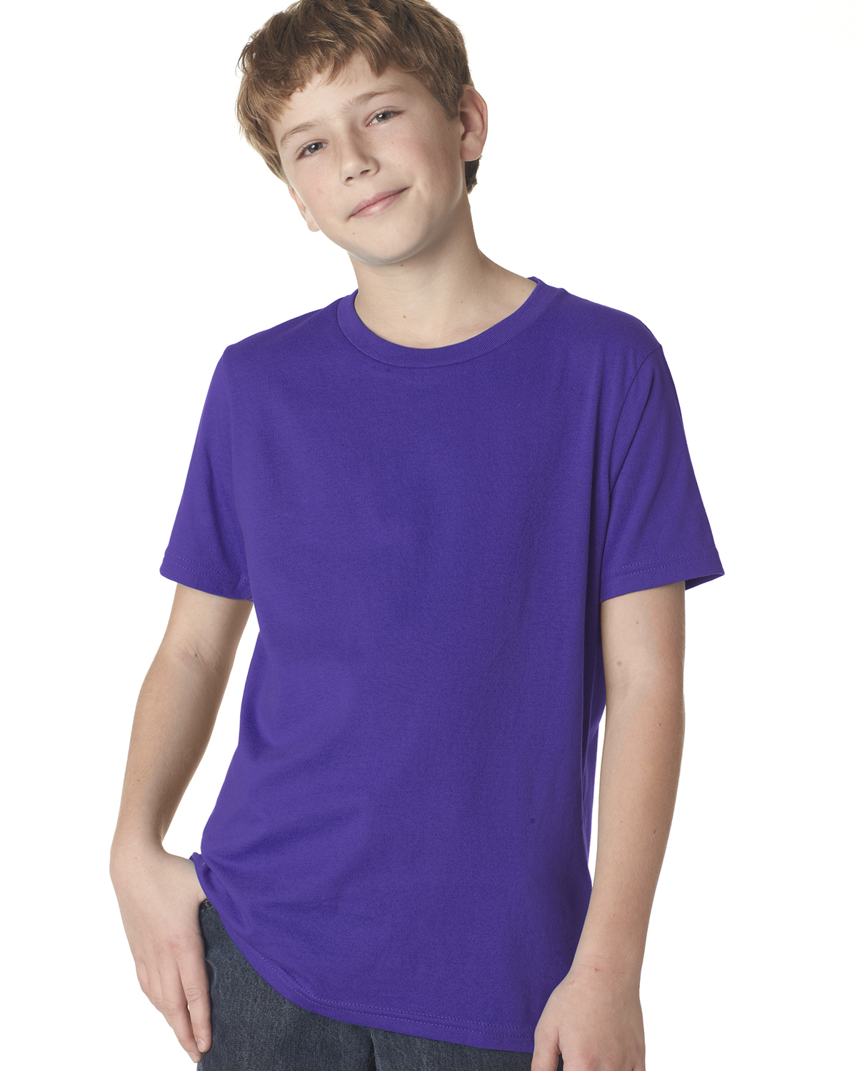 NEW Next Level Boy's Youth 100% Cotton Crew Neck T-Shirt M-3310 - Picture 29 of 43