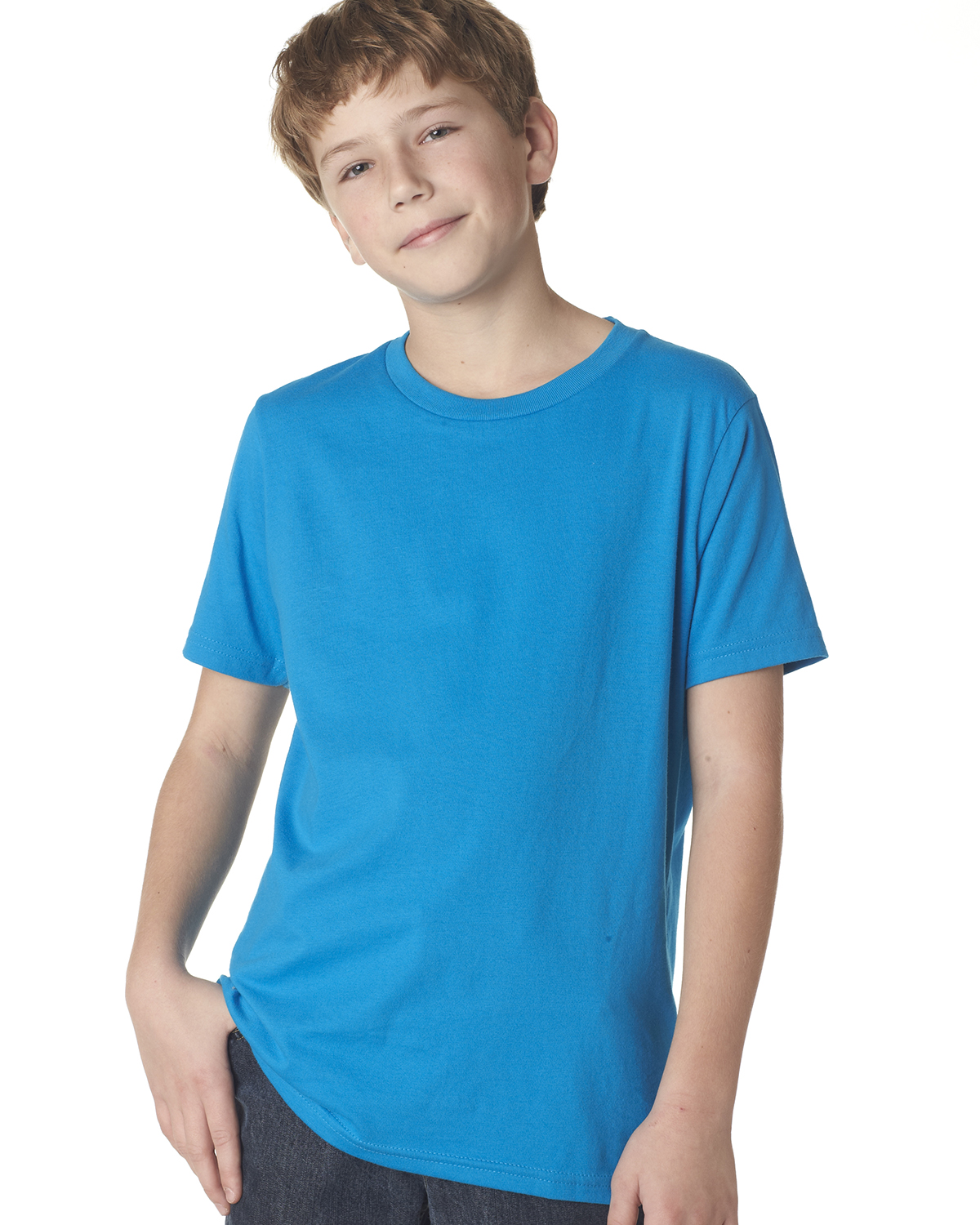 NEW Next Level Boy's Youth 100% Cotton Crew Neck T-Shirt M-3310 - Picture 35 of 43