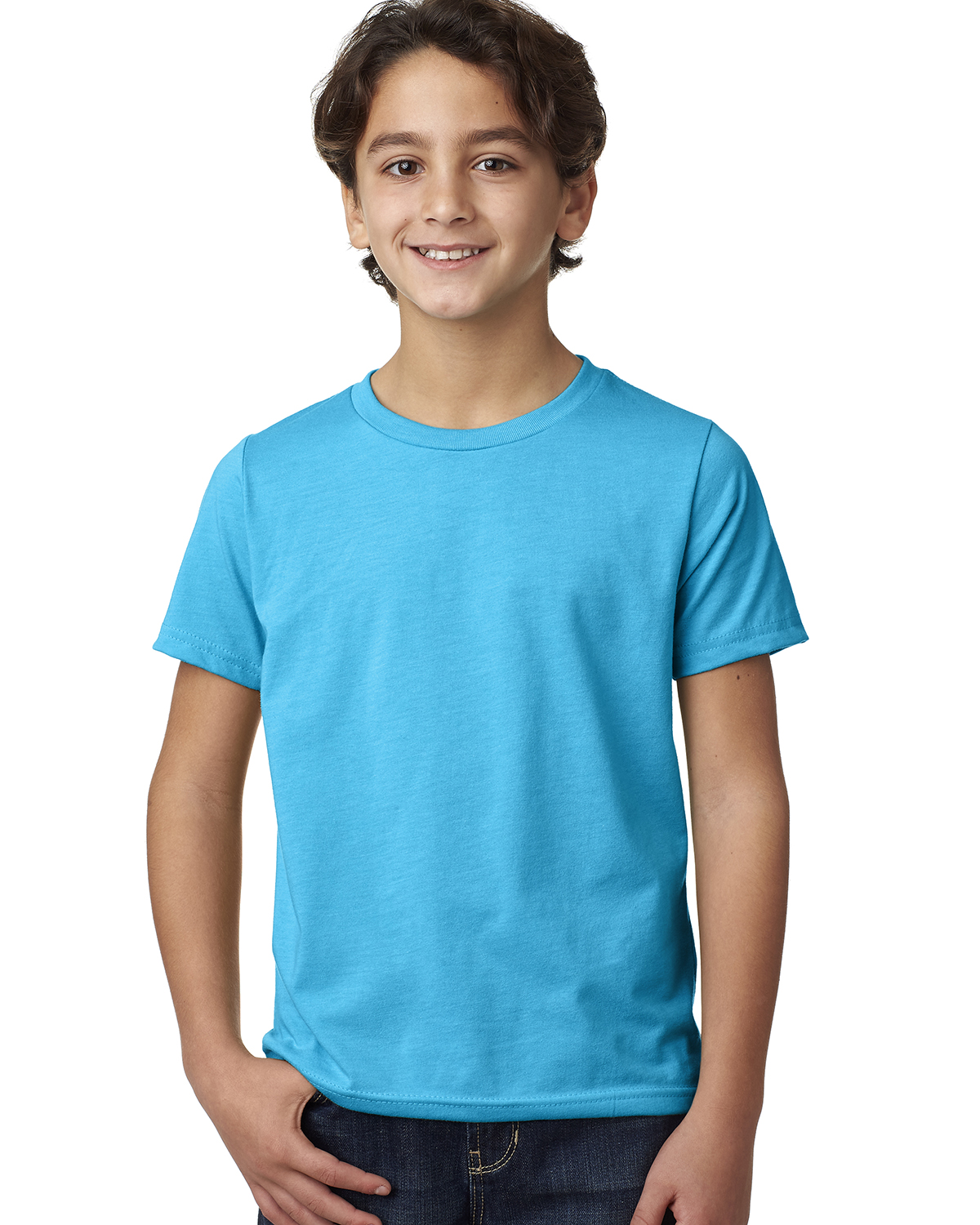 Next Level Youth CVC Crew Neck Short Sleeve T-Shirt M-3312 - Picture 38 of 43