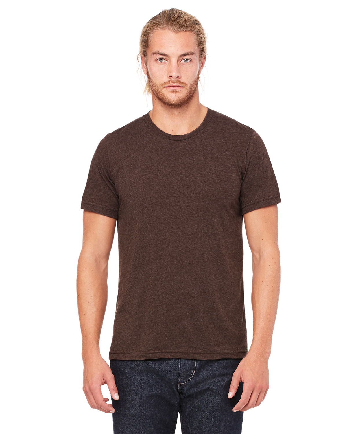 Bella+Canvas Men's Triblend Short Sleeve Crewneck XS-XL T-Shirt R-3413C ...