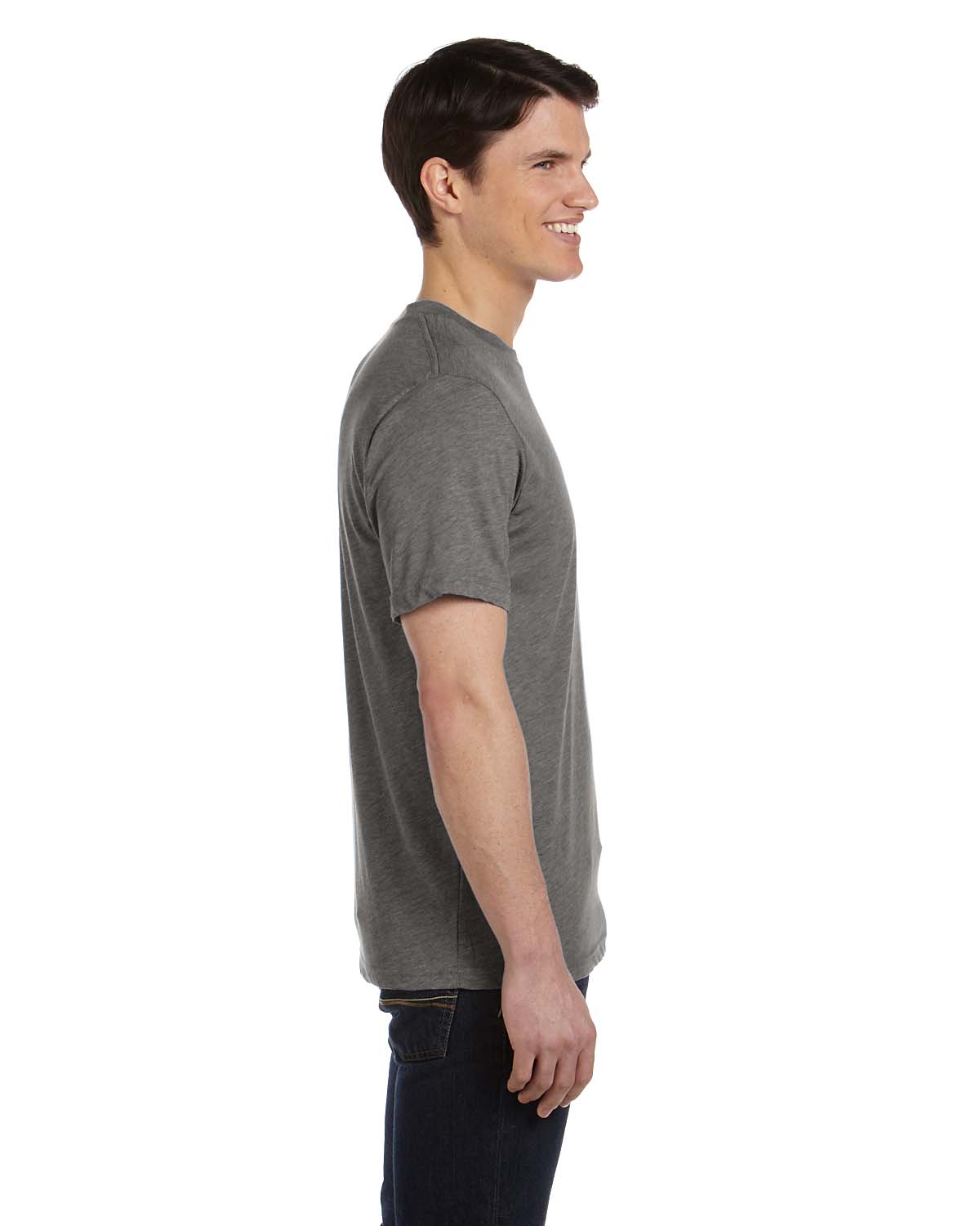 Bella+Canvas Men's Triblend Short Sleeve Crewneck XS-XL T-Shirt R-3413C - Picture 34 of 61