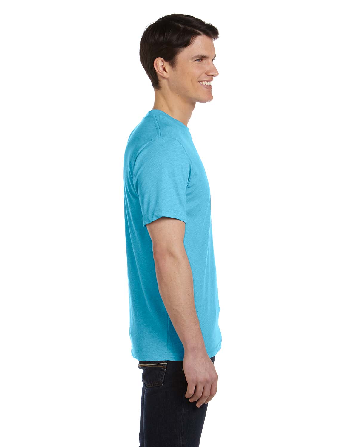 Bella+Canvas Men's Triblend Short Sleeve Crewneck XS-XL T-Shirt R-3413C - Picture 7 of 61