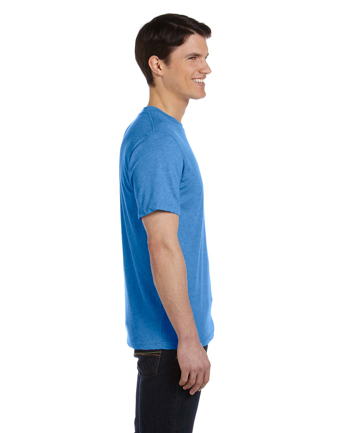 Bella+Canvas Men's Triblend Short Sleeve Crewneck XS-XL T-Shirt R-3413C - Picture 61 of 61