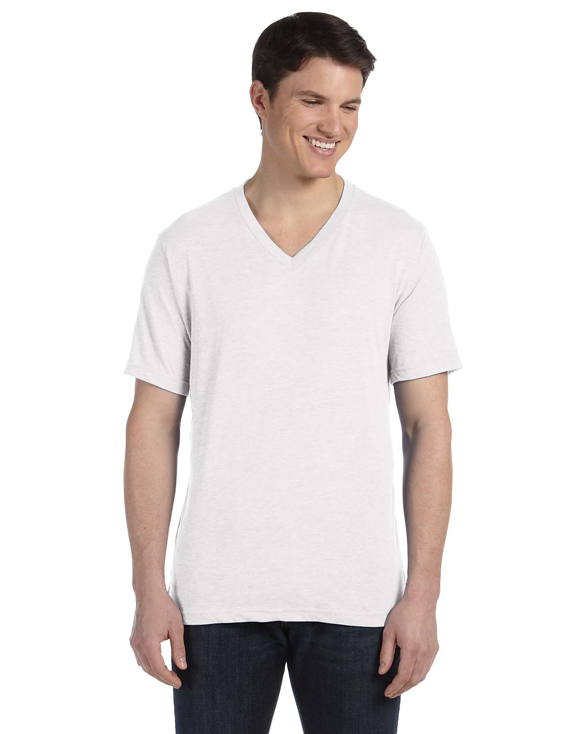 Bella Canvas Unisex Triblend Short Sleeve V-Neck T-Shirt M-3415C | eBay