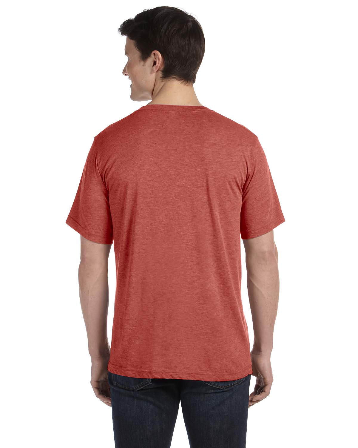 Bella Canvas Unisex Triblend Short Sleeve V-Neck T-Shirt M-3415C | eBay