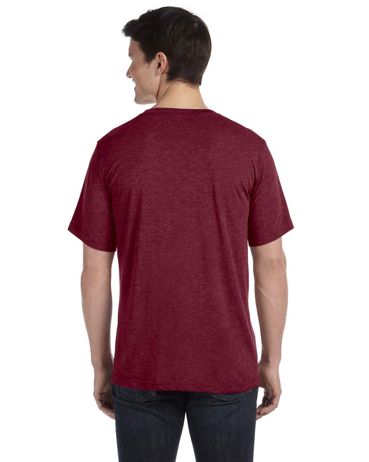 Bella Canvas Unisex Triblend Short Sleeve V-Neck T-Shirt M-3415C | eBay