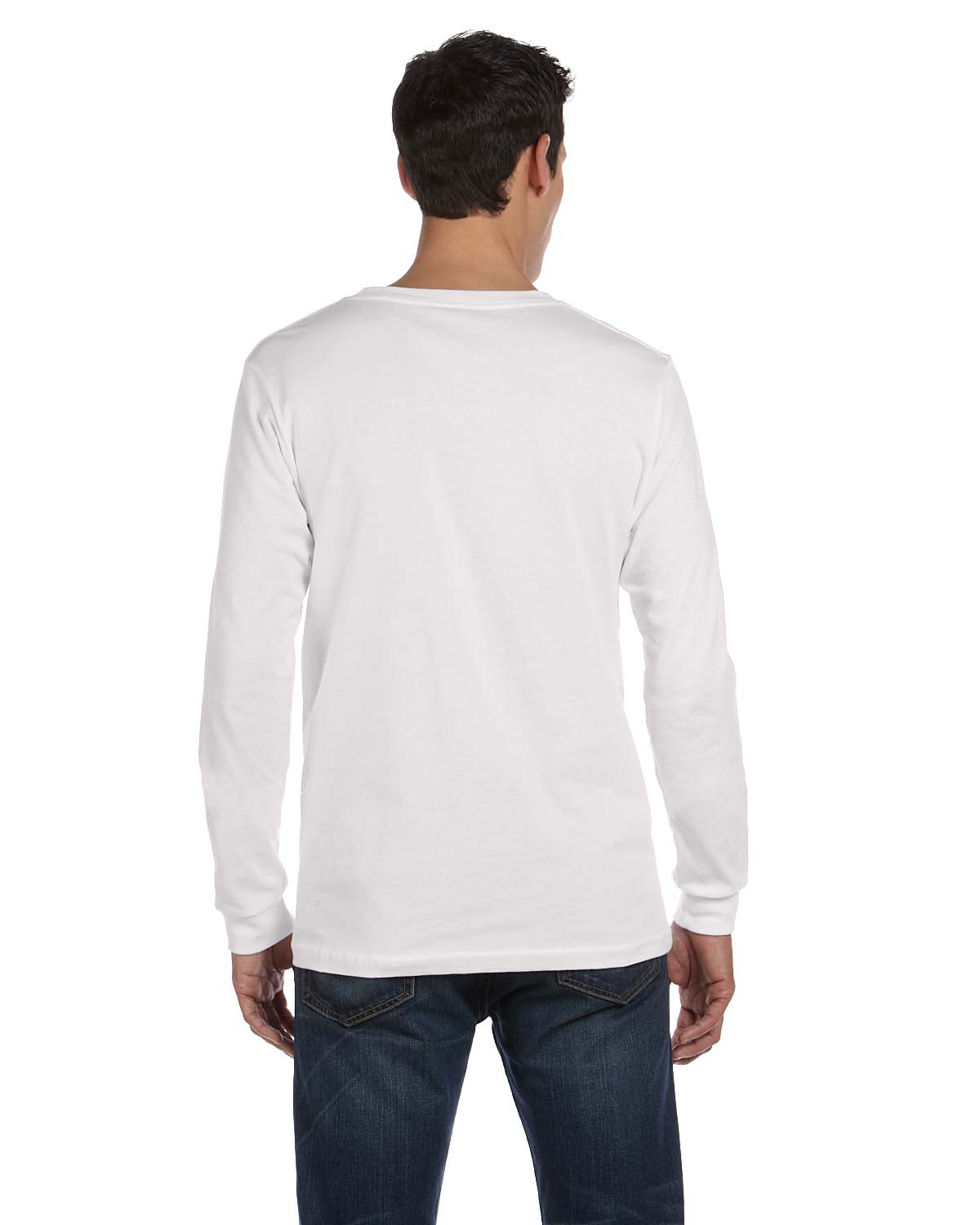 NEW Bella + Canvas Men's Jersey Long-Sleeve S-2XL T-Shirt M-3501 | eBay