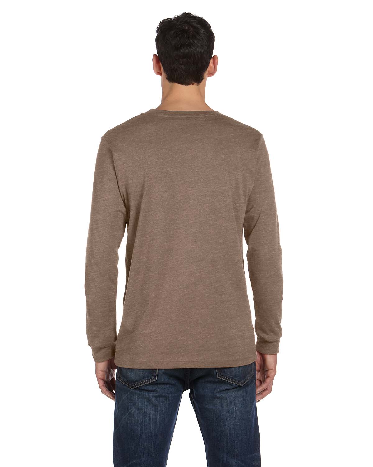 NEW Bella Canvas Men s Jersey Long Sleeve S 2XL T Shirt M 3501 EBay