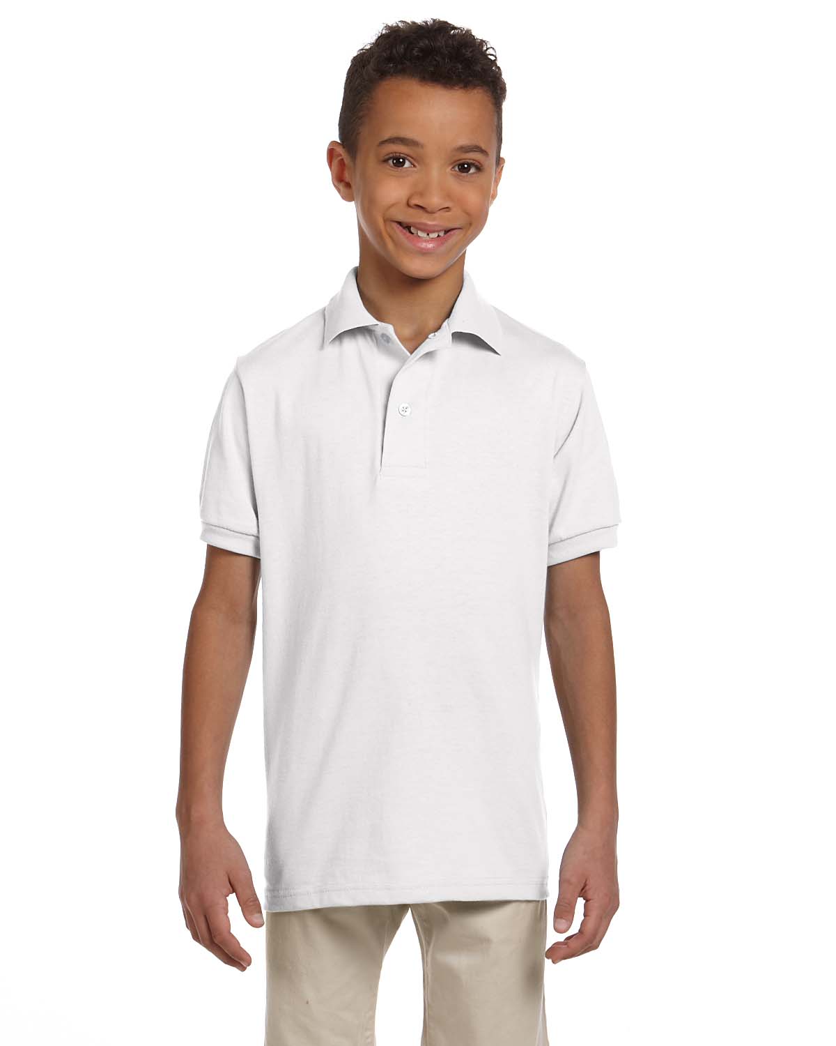 NEW Jerzees Youth 5.6 oz SpotShield Jersey Polo Shirt M-437Y - Picture 44 of 46