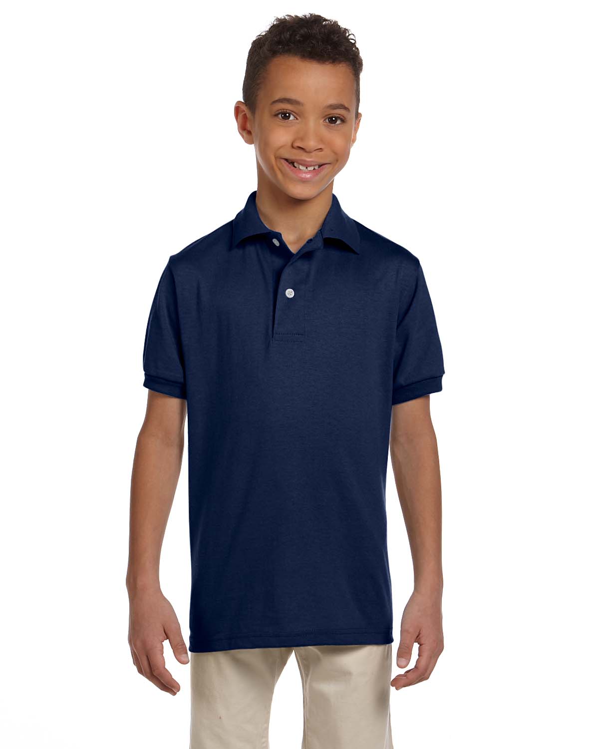 NEW Jerzees Youth 5.6 oz SpotShield Jersey Polo Shirt M-437Y - Picture 23 of 46