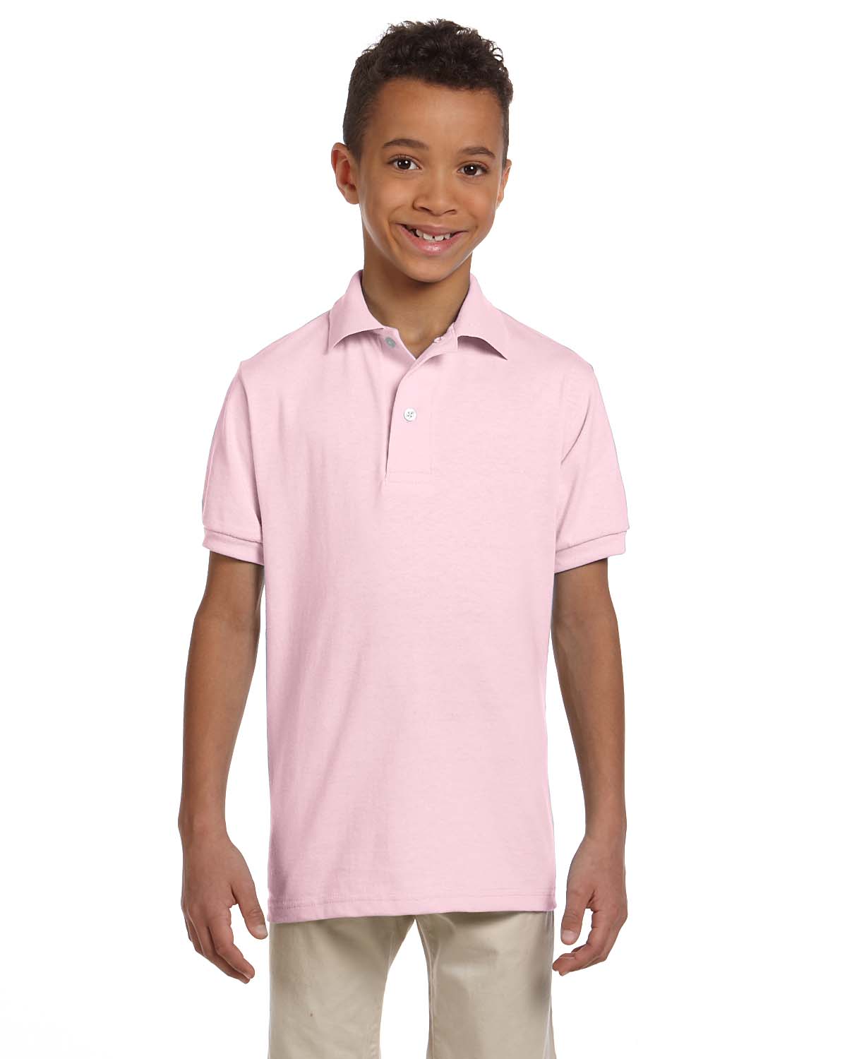 NEW Jerzees Youth 5.6 oz SpotShield Jersey Polo Shirt M-437Y - Picture 11 of 46