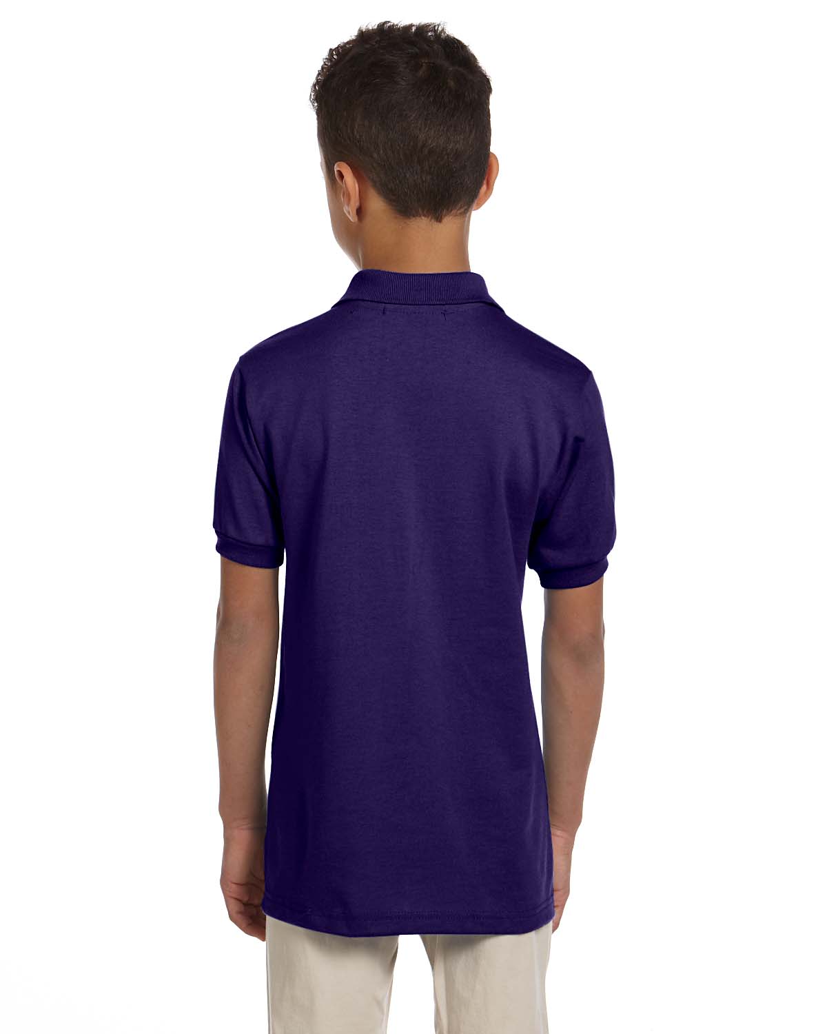 NEW Jerzees Youth 5.6 oz SpotShield Jersey Polo Shirt M-437Y - Picture 15 of 46