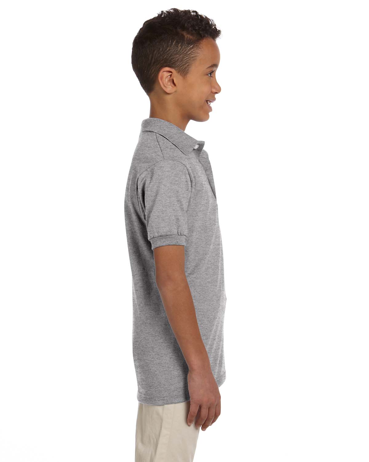 NEW Jerzees Youth 5.6 oz SpotShield Jersey Polo Shirt M-437Y - Picture 37 of 46