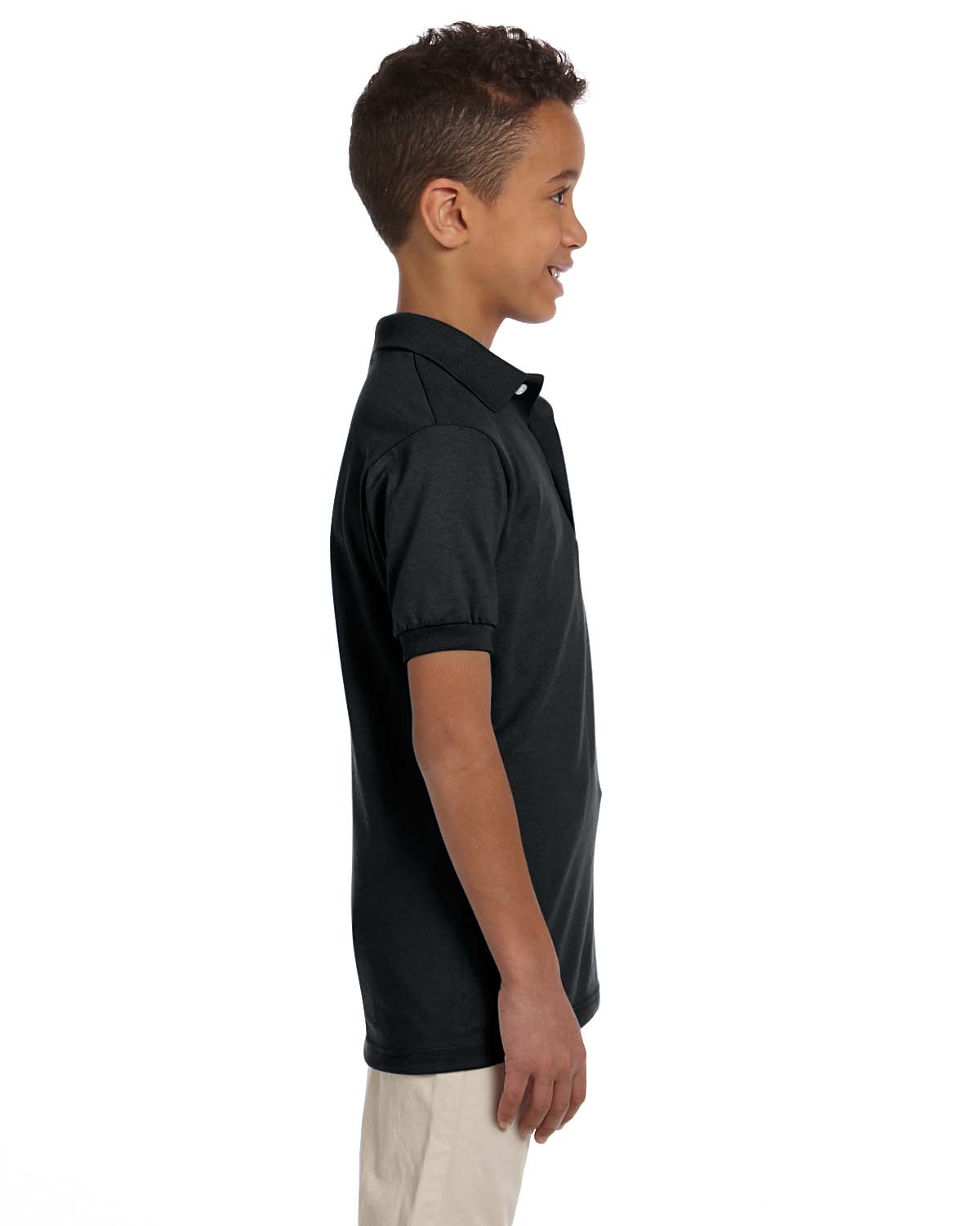 NEW Jerzees Youth 5.6 oz SpotShield Jersey Polo Shirt M-437Y - Picture 7 of 46