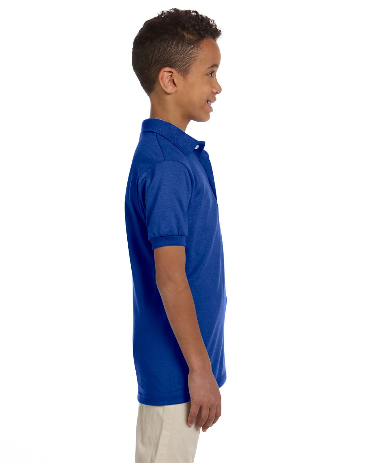 NEW Jerzees Youth 5.6 oz SpotShield Jersey Polo Shirt M-437Y - Picture 40 of 46